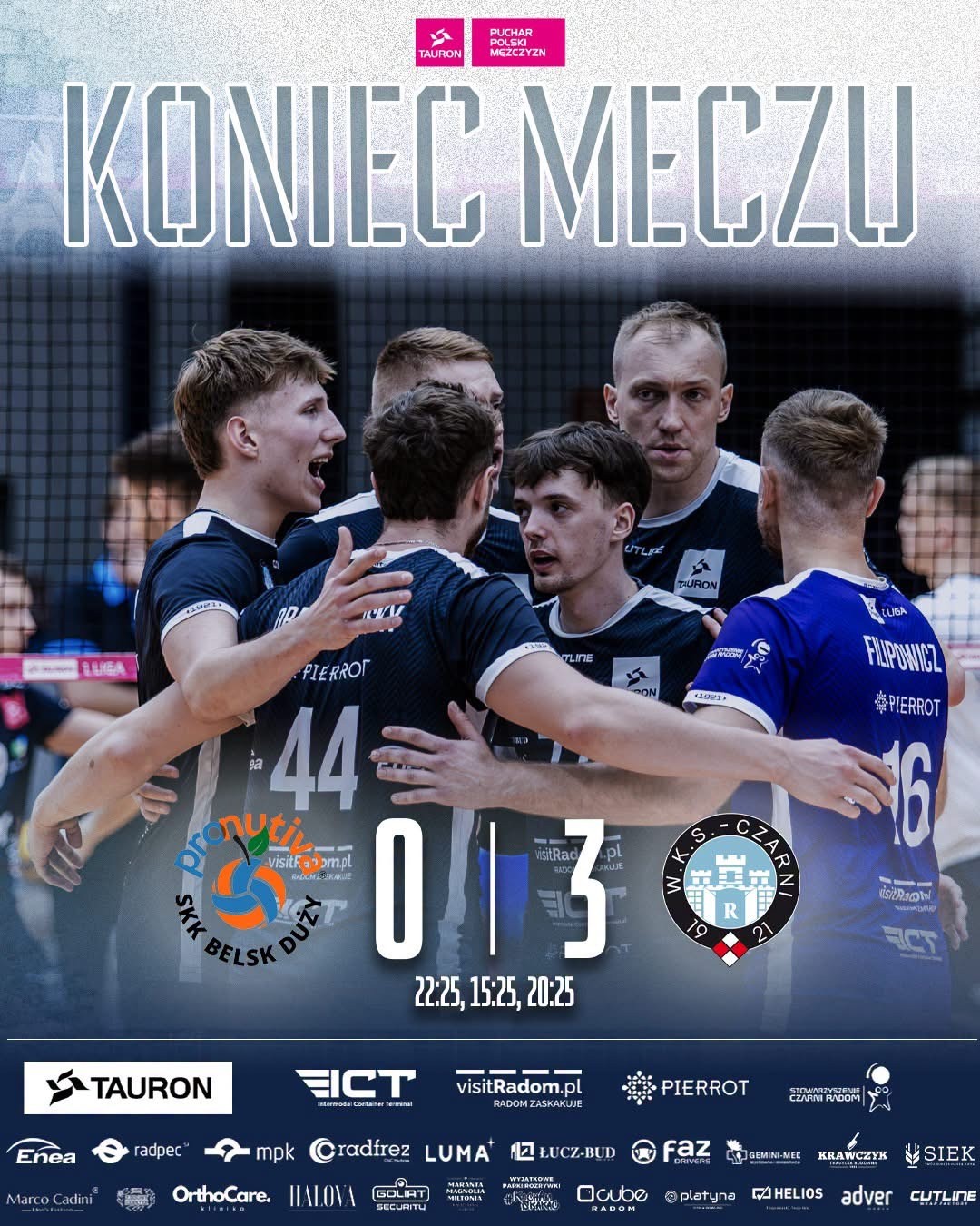 ICT PIERROT Czarni Radom z awansem w TAURON Pucharze Polski